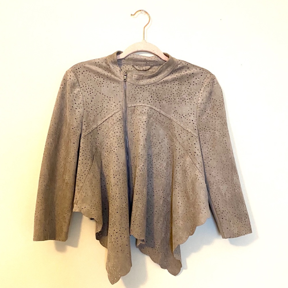 BCBGMaxAzria Cropped Asymmetrical Jacket